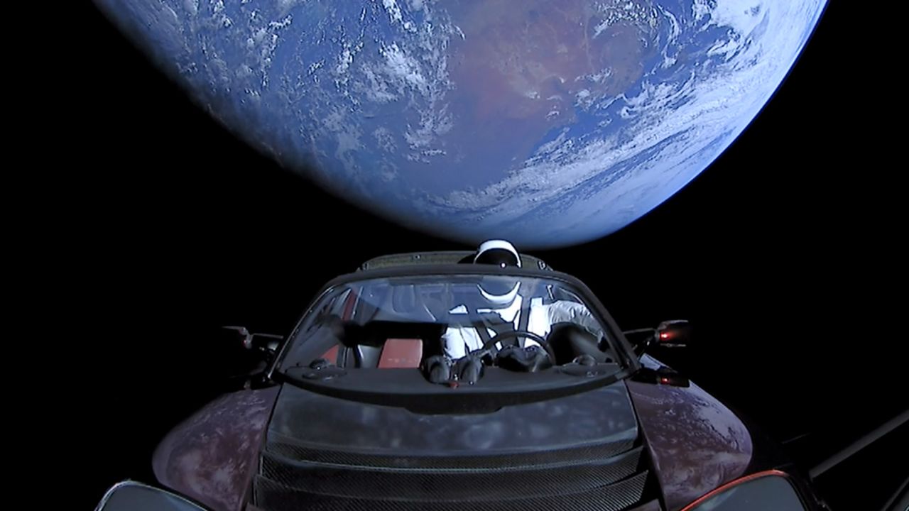 Roadster-Starman reflexions
